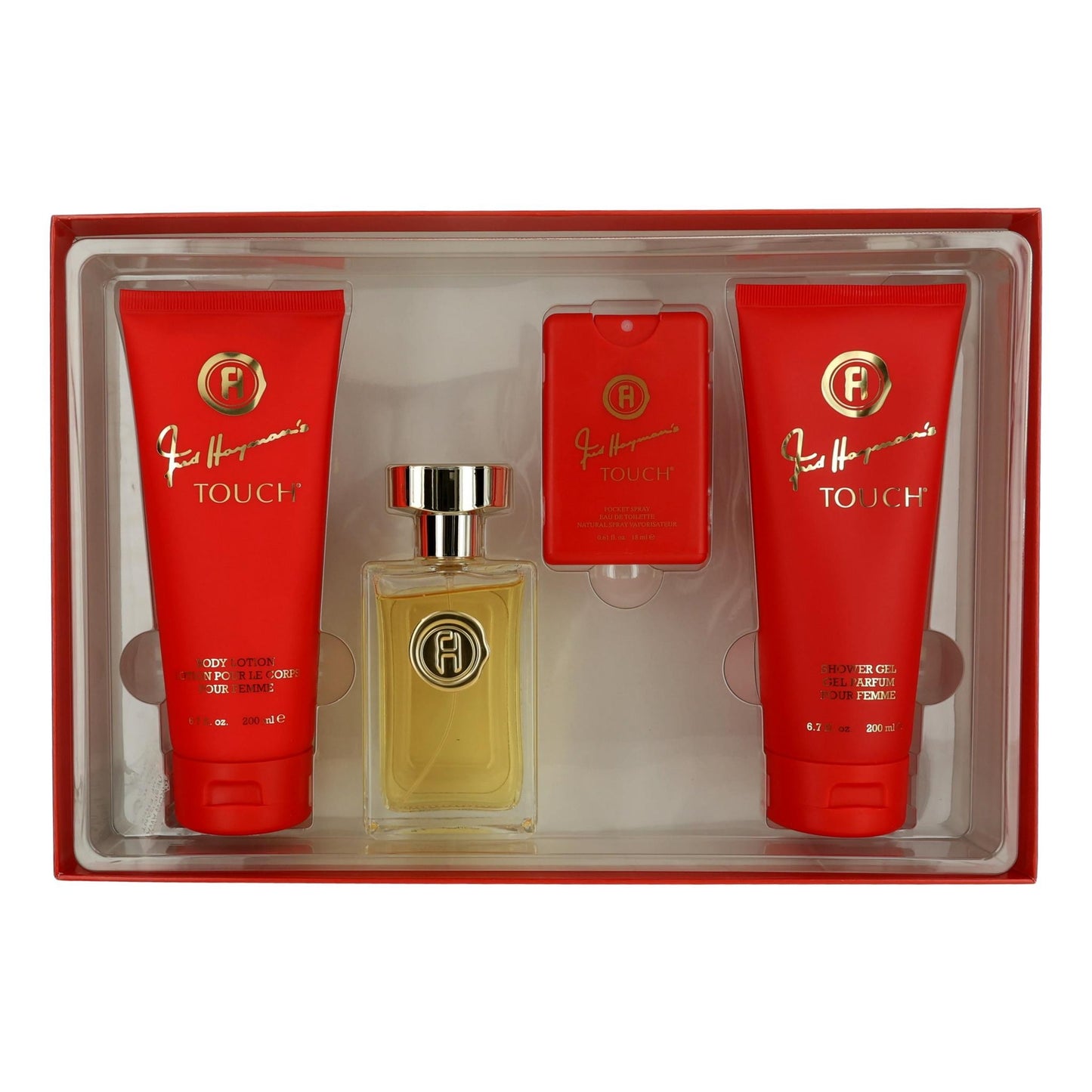 Touch by Fred Hayman, 4 Piece Gift Set for omen