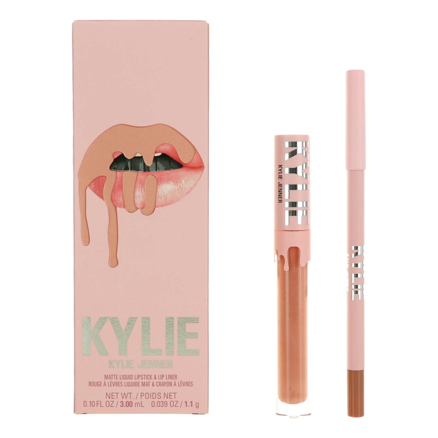 Kylie Matte Liquid Lipstick & Lip Liner by Kylie Jenner- Bare