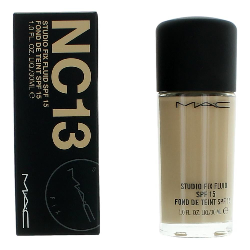 MAC Studio Fix Fluid by MAC, 1 oz Foundation SPF15- NC13