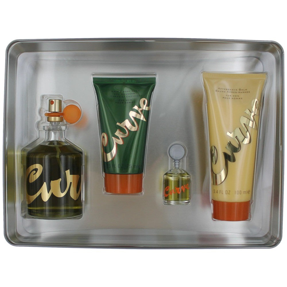 Curve by Liz Claiborne, 4 Piece Gift Set for Men