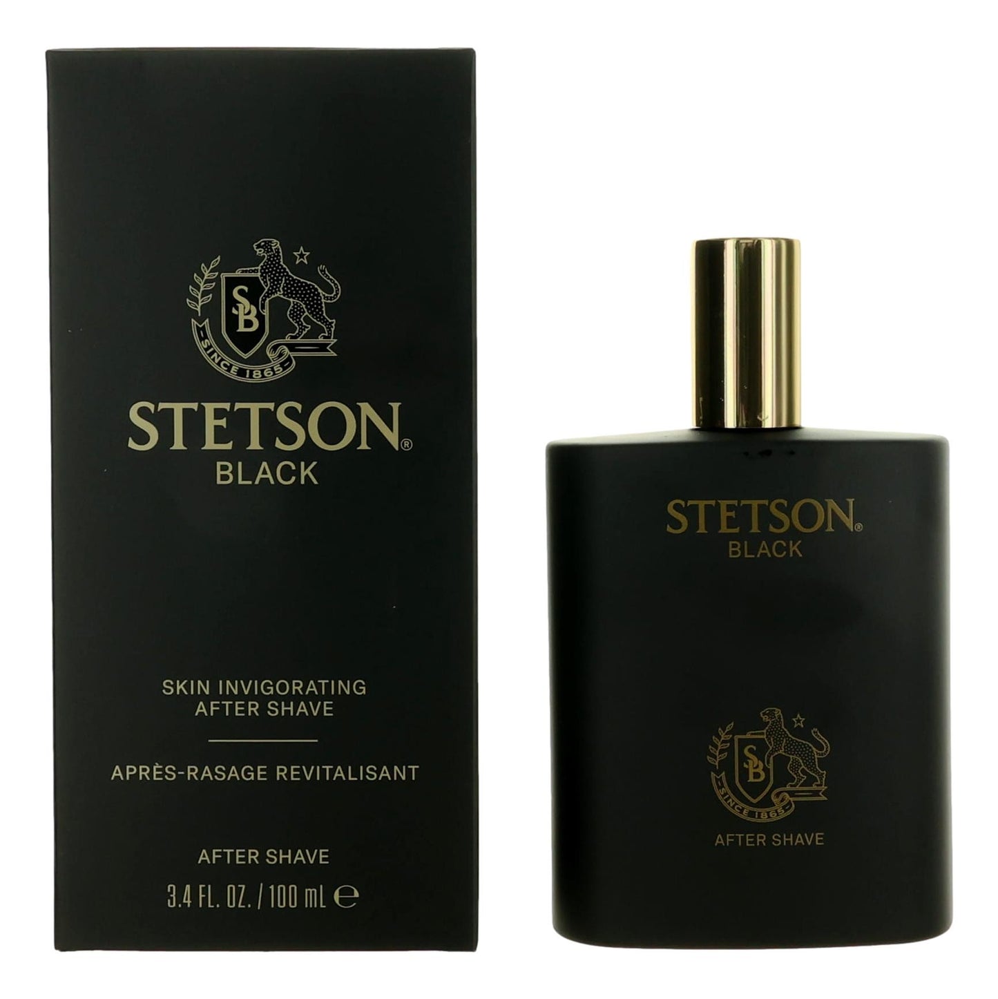 Stetson Black by Coty, 3.4 oz Skin Invigorating After Shave Splash men