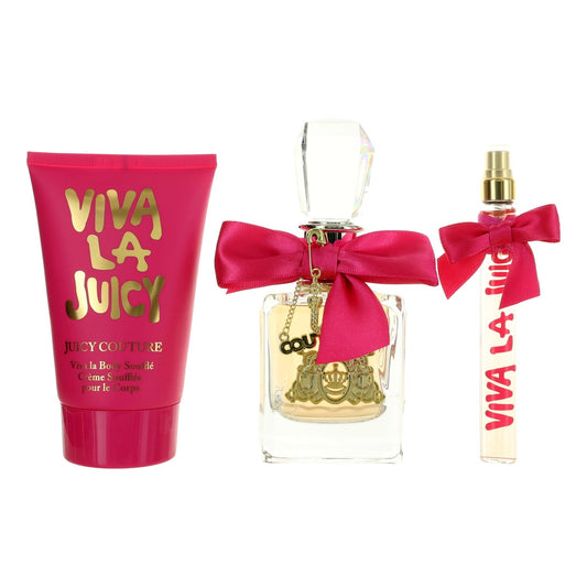Viva La Juicy by Juicy Couture, 3 Piece Gift Set for Women