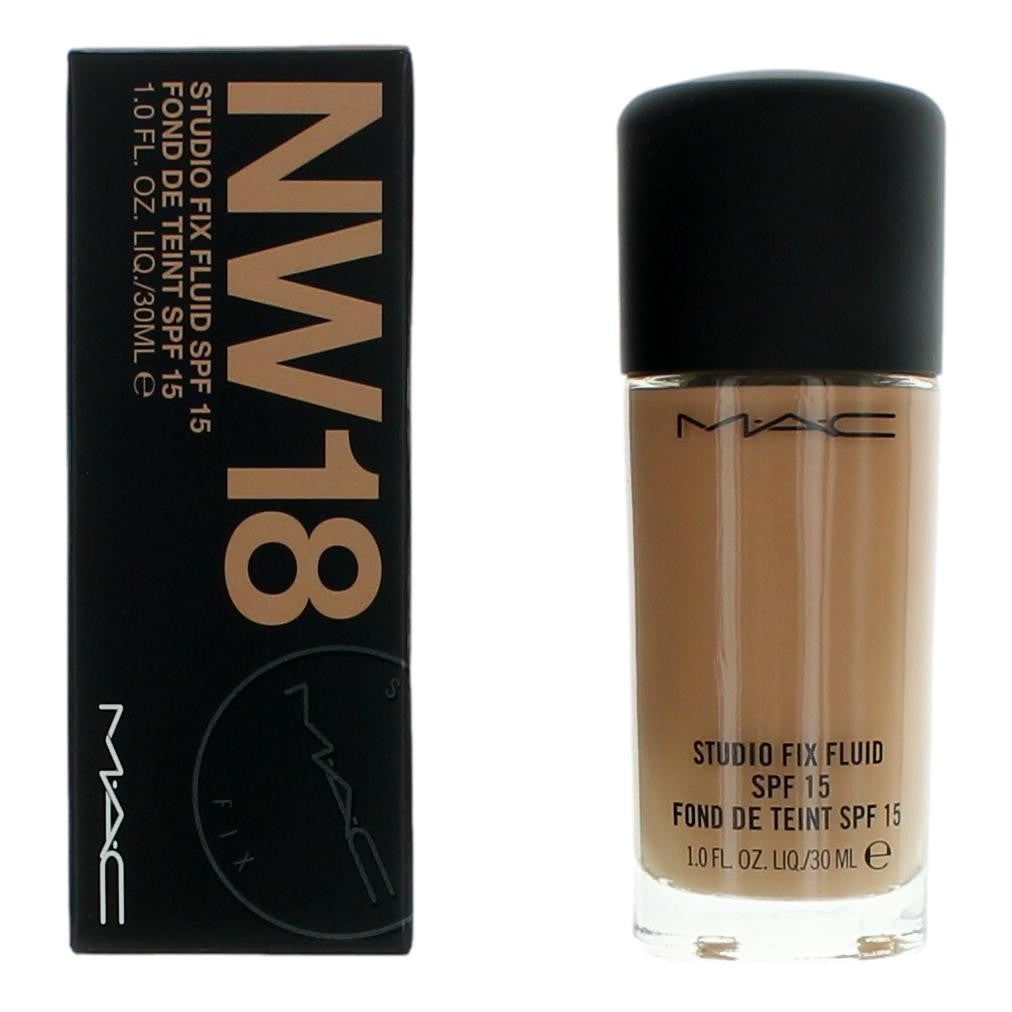 MAC Studio Fix Fluid by MAC, 1 oz Foundation SPF15- NW18