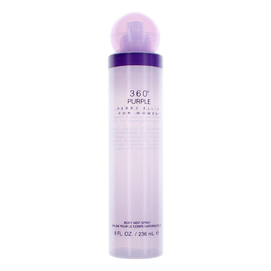 Perry Ellis 360 Purple by Perry Ellis, 8 oz Body Mist Spray for Women