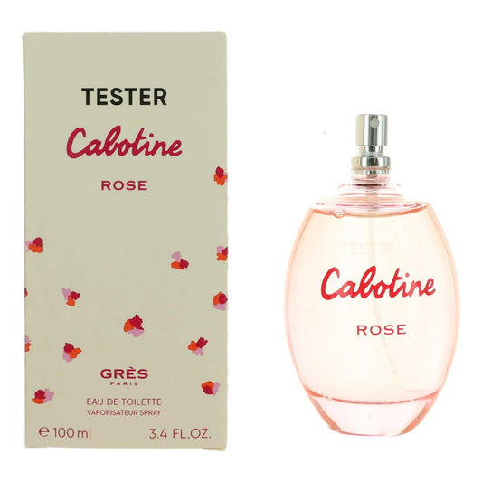 Cabotine Rose by Parfums Gres, 3.4 oz EDT Spray for Women Tester